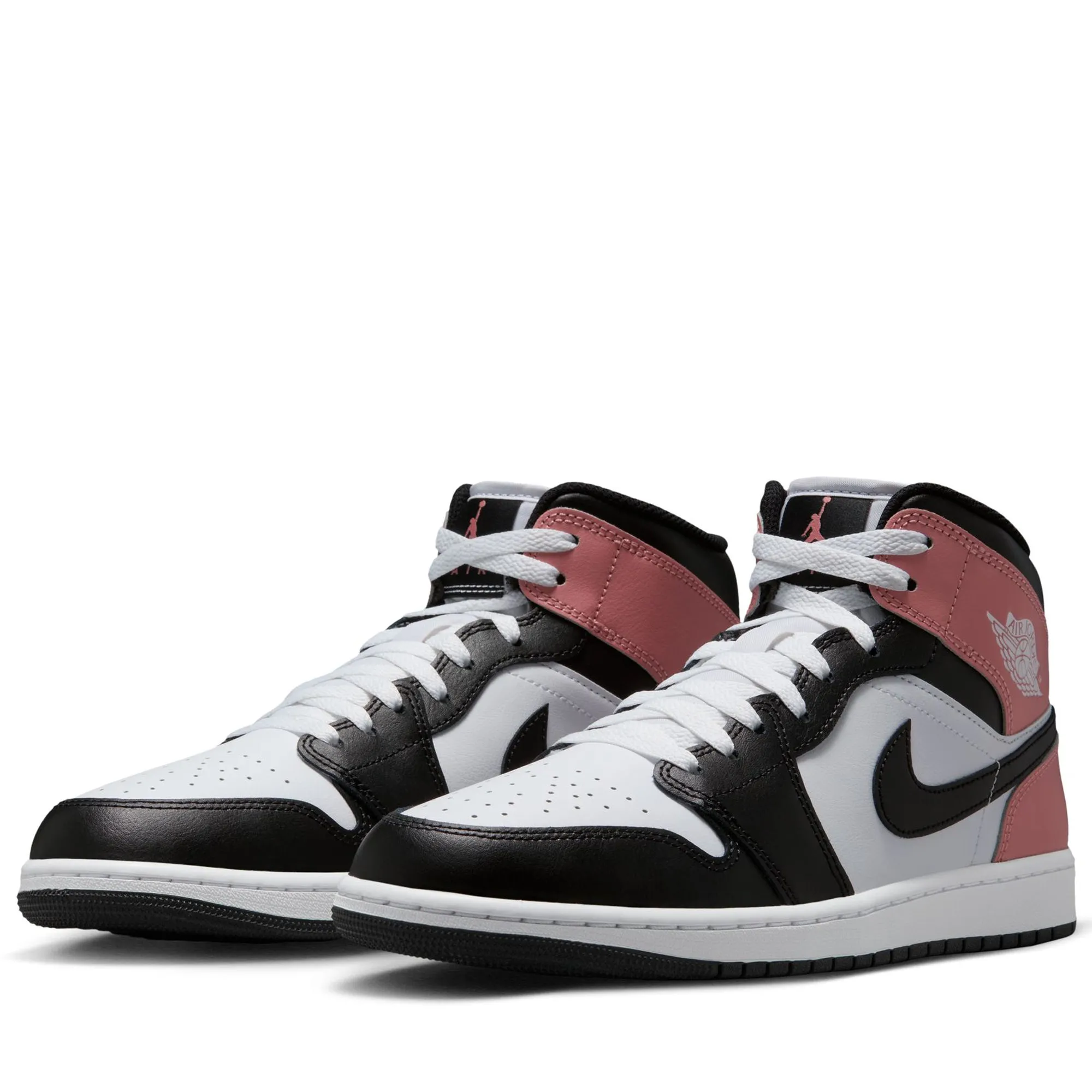 Air Jordan 1 Mid - White/Rust Pink
