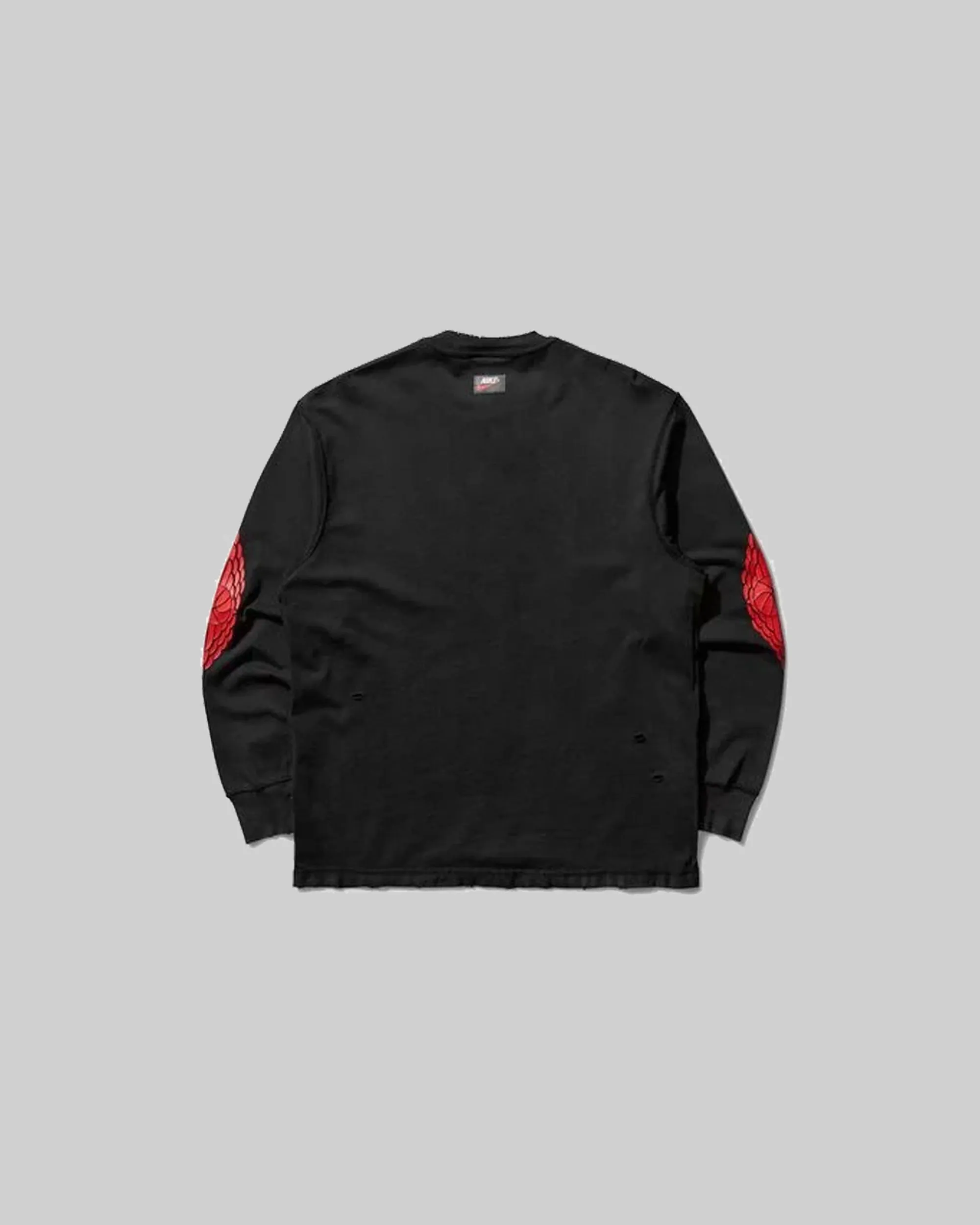 AIR JORDAN RARE AIR LONG SLEEVE T-SHIRT "BLACK/CHILE RED"