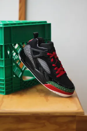 AIR JORDAN SPIZIKE LOW "BLACK/VARSITY RED-CLASSIC GREEN-WHITE"