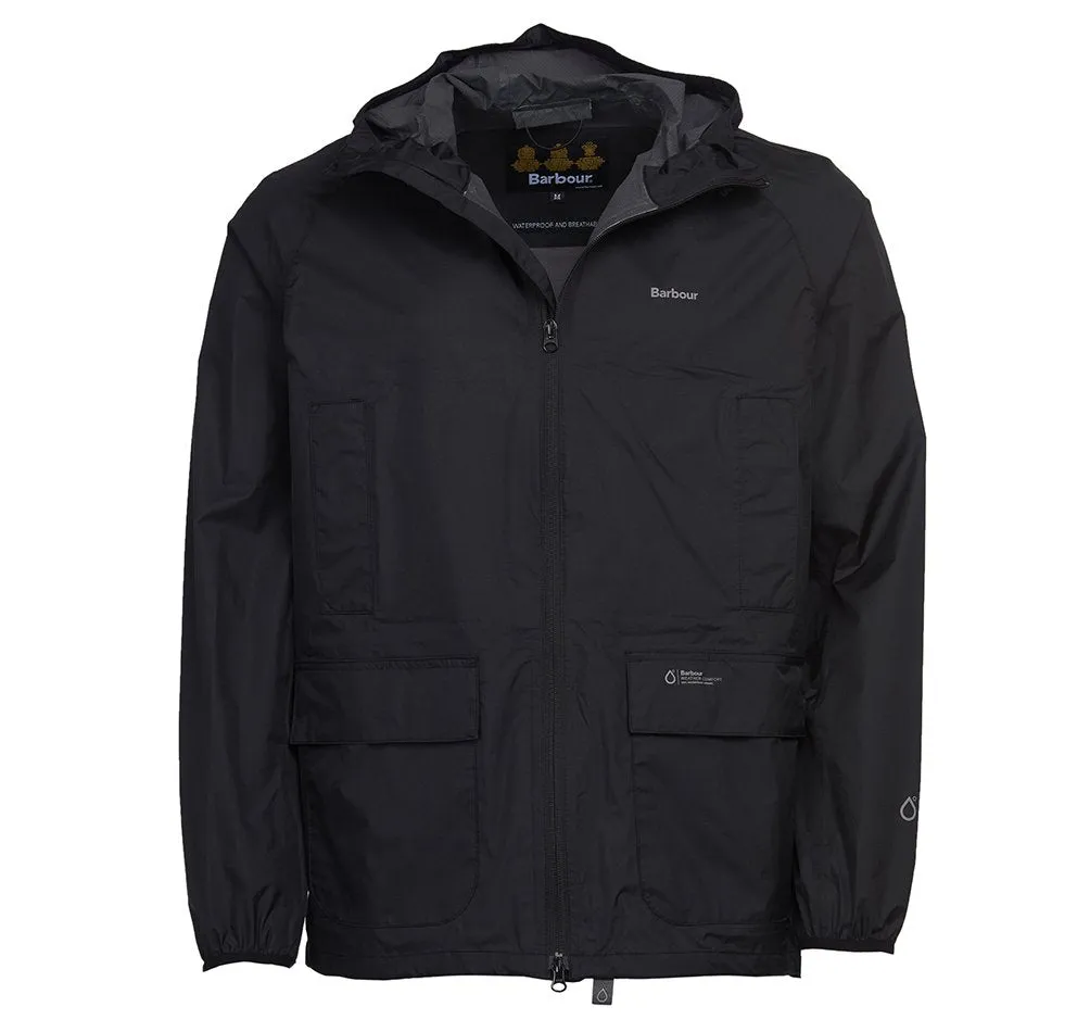 Barbour Ashdown Waterproof Jacket - Black