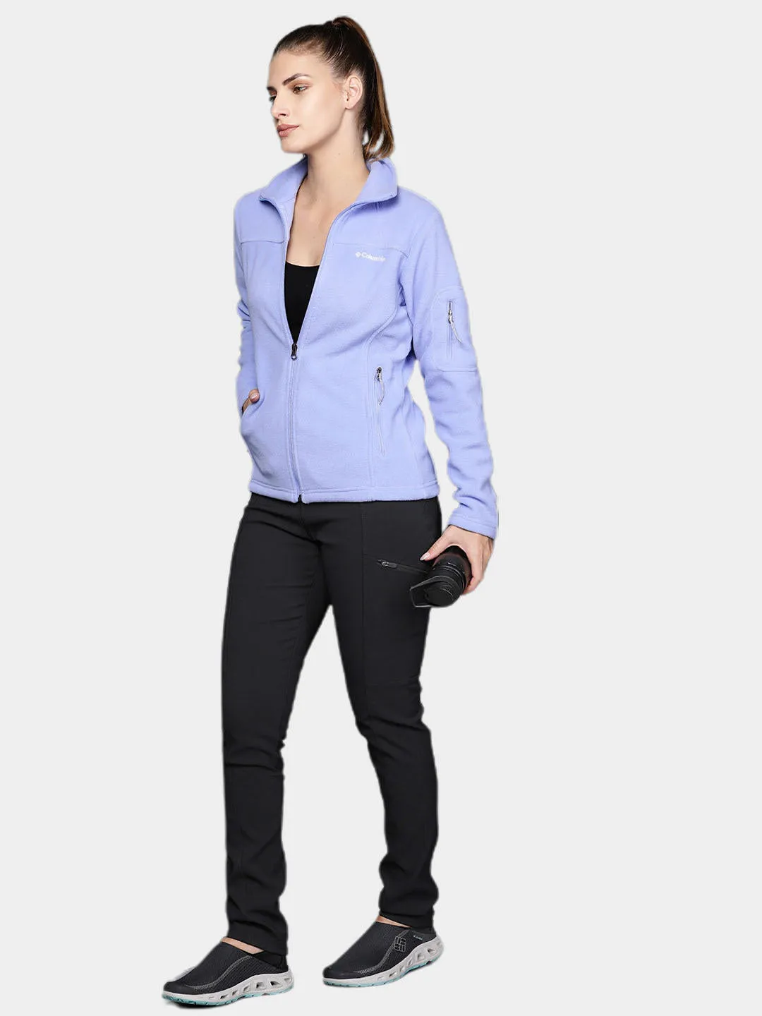 Columbia Women Black Omni-Shield Back Beauty Highrise Warm Pant