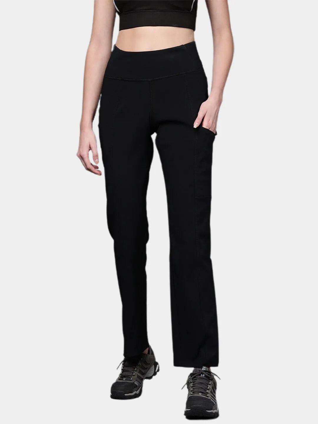 Columbia Women Black Omni-Shield Back Beauty Highrise Warm Pant