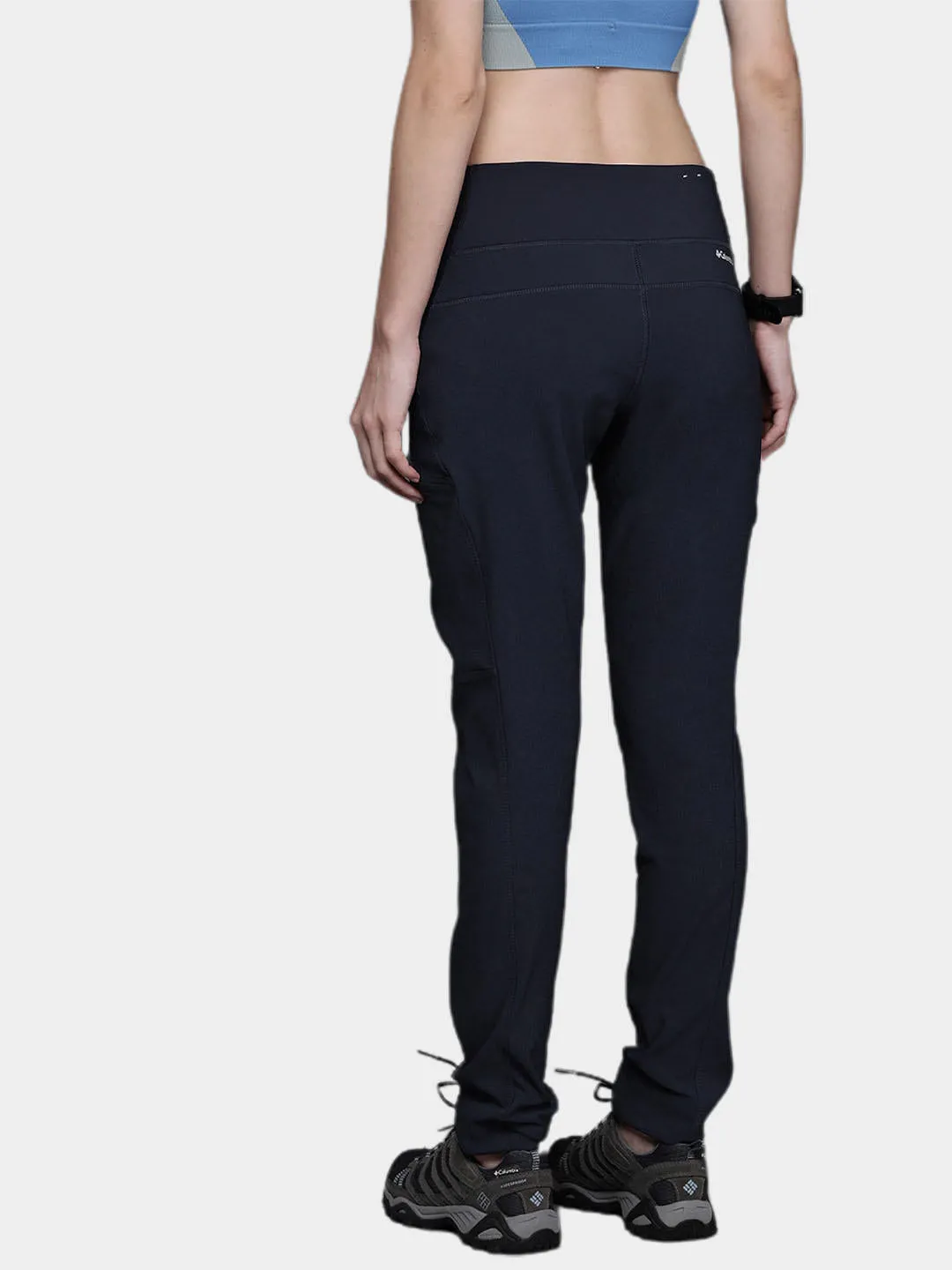 Columbia Women Navy Blue Omni-Shield Back Beauty Highrise Warm Pant