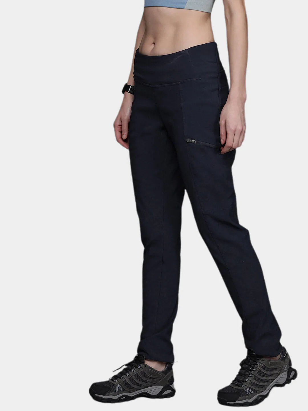 Columbia Women Navy Blue Omni-Shield Back Beauty Highrise Warm Pant