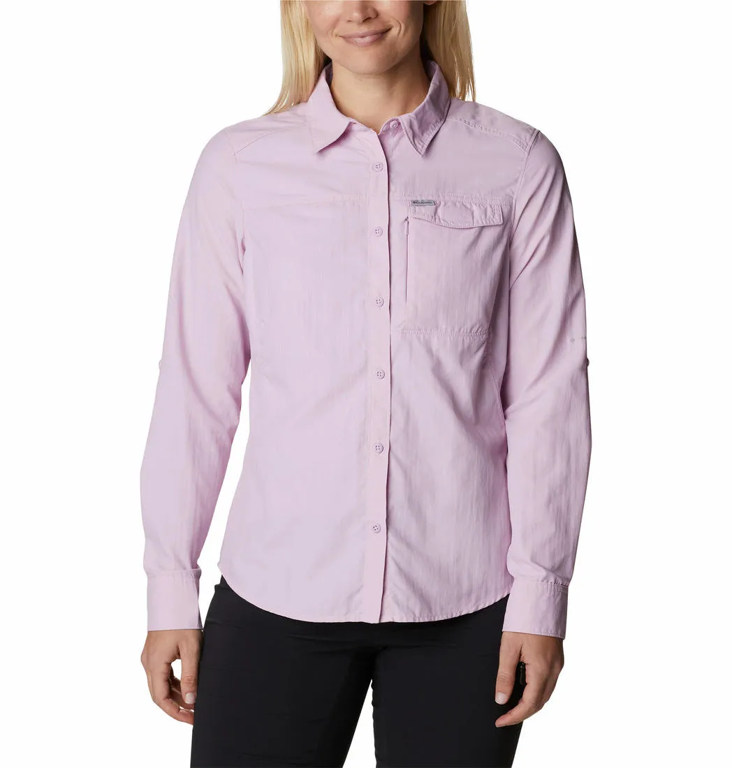 Columbia Women Purple Omni-Wick Silver Ridge 2.0 Long Sleeve Shirt