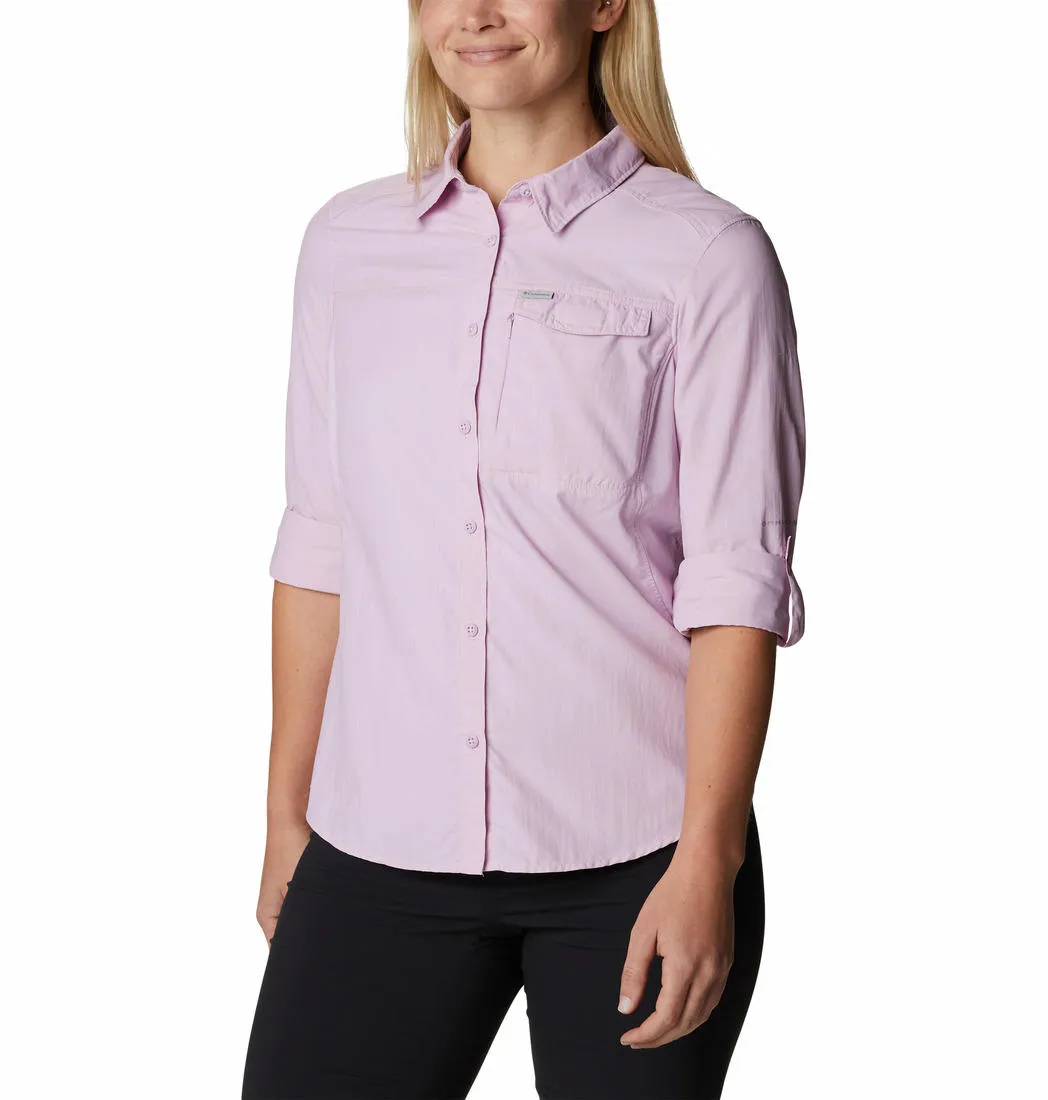 Columbia Women Purple Omni-Wick Silver Ridge 2.0 Long Sleeve Shirt