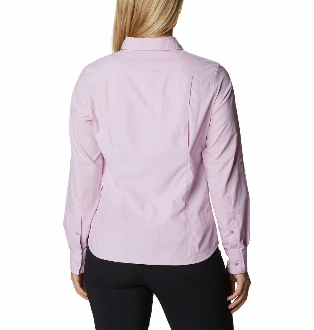 Columbia Women Purple Omni-Wick Silver Ridge 2.0 Long Sleeve Shirt