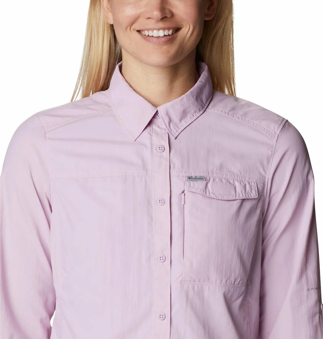 Columbia Women Purple Omni-Wick Silver Ridge 2.0 Long Sleeve Shirt