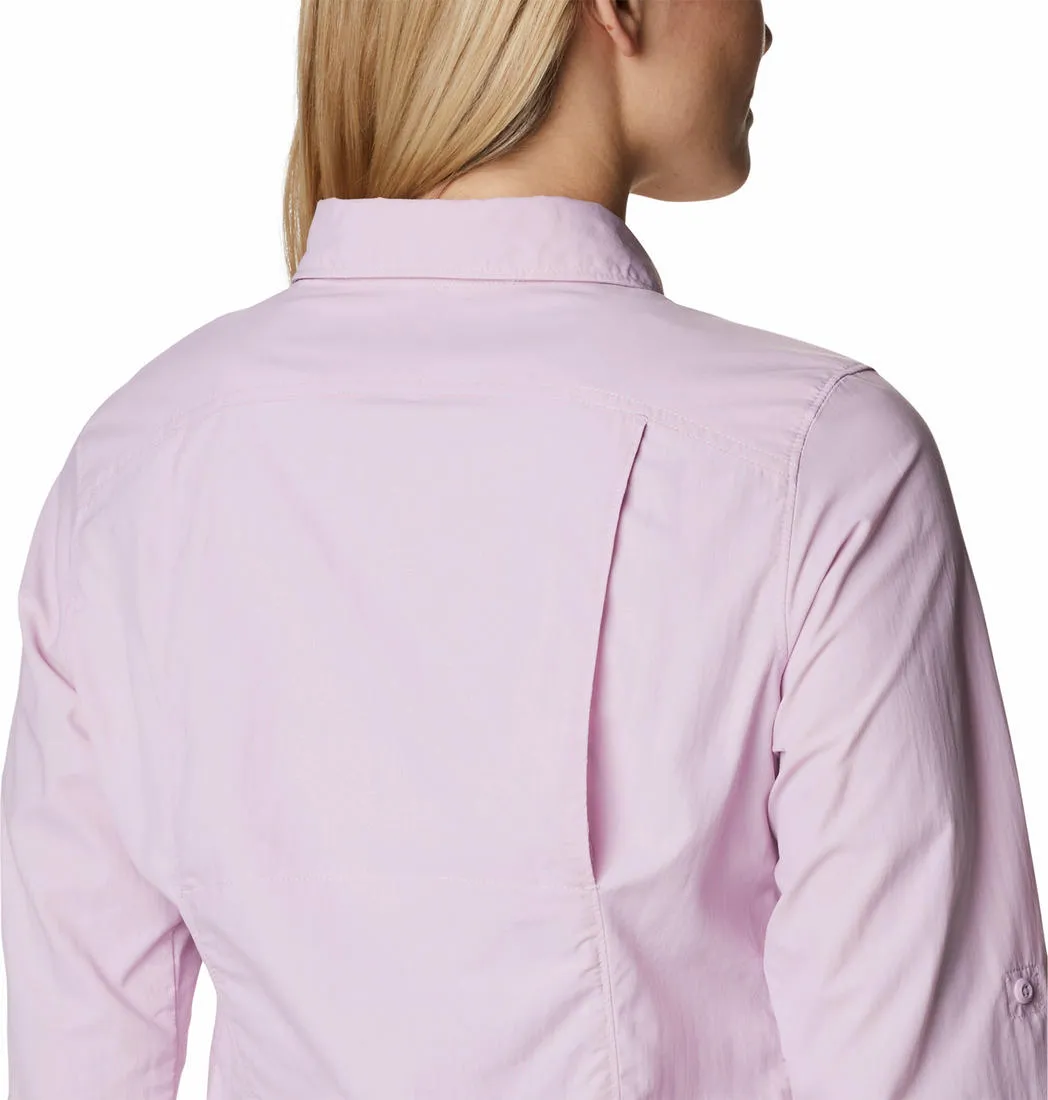 Columbia Women Purple Omni-Wick Silver Ridge 2.0 Long Sleeve Shirt