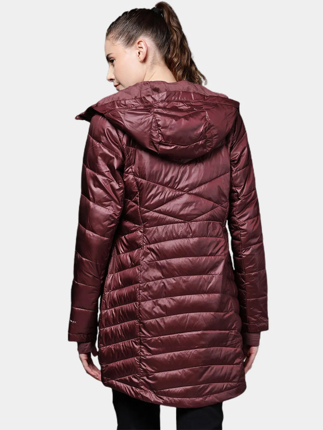 Columbia Women Red Omni-Heat Infinity Joy Peak Mid Jacket