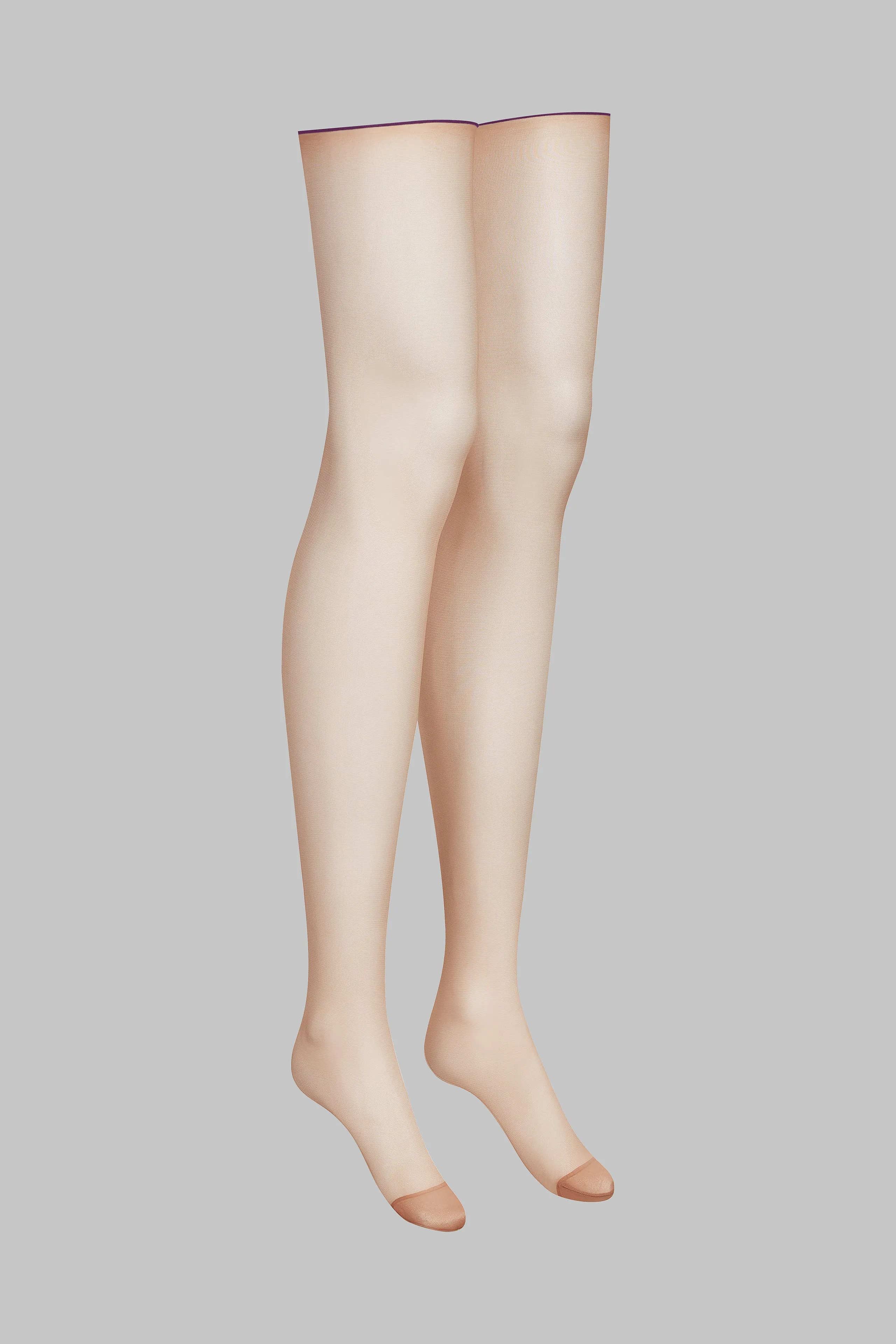 Cut and curled back seamed stockings - 20D - Les Coquetteries Maison Close