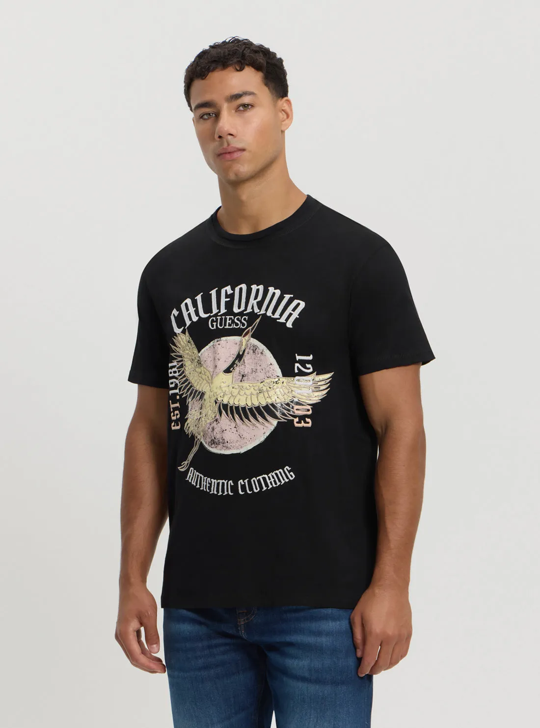 Eco Black Heron T-Shirt Guess