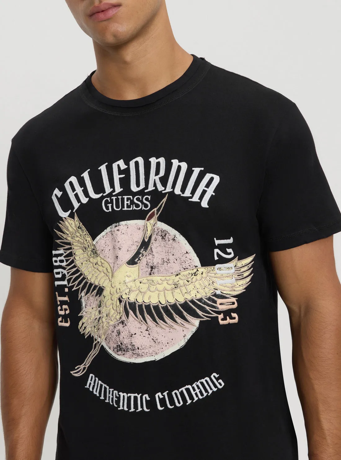 Eco Black Heron T-Shirt Guess