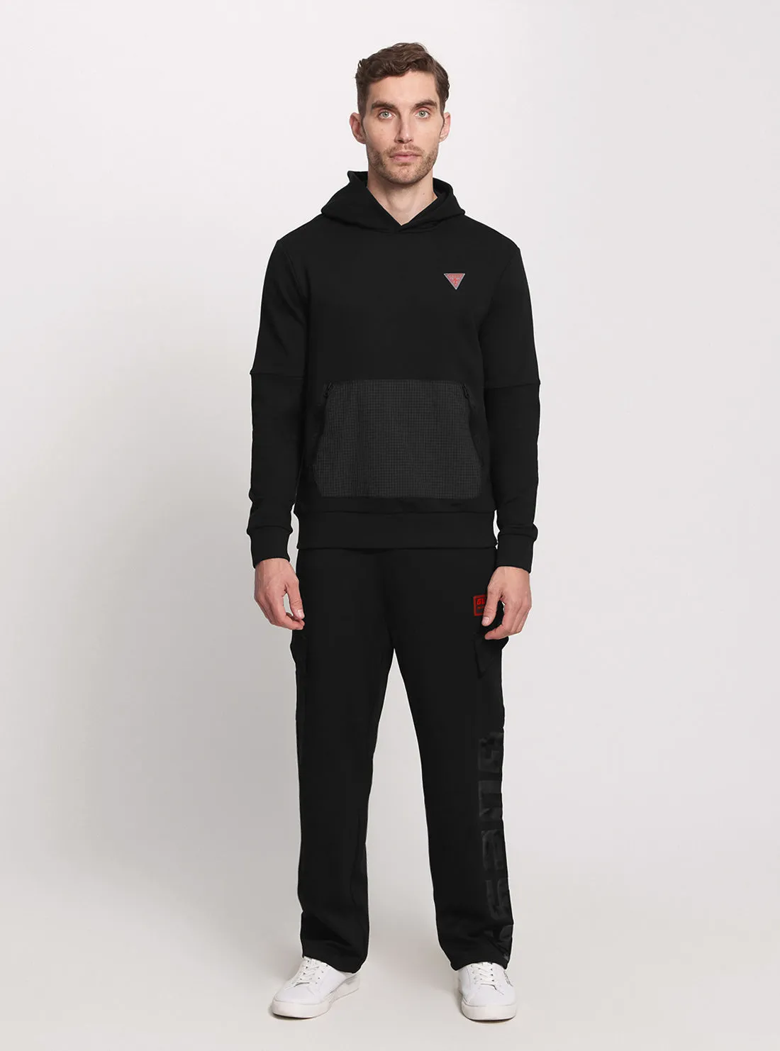 Eco Black Zubin Hoodie Jumper Guess