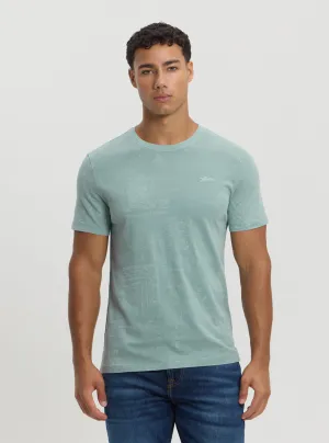 Eco Blue Lasered T-Shirt Guess