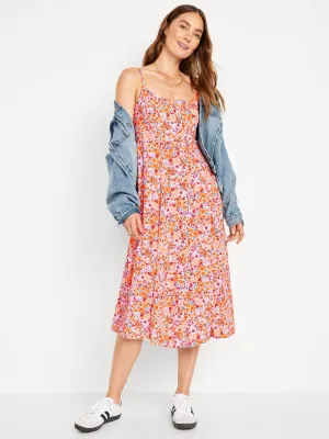 Fit & Flare Cami Midi Dress for Women