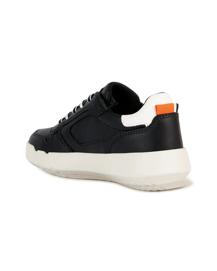 Geox J Hyroo Suede-Trim Sneaker