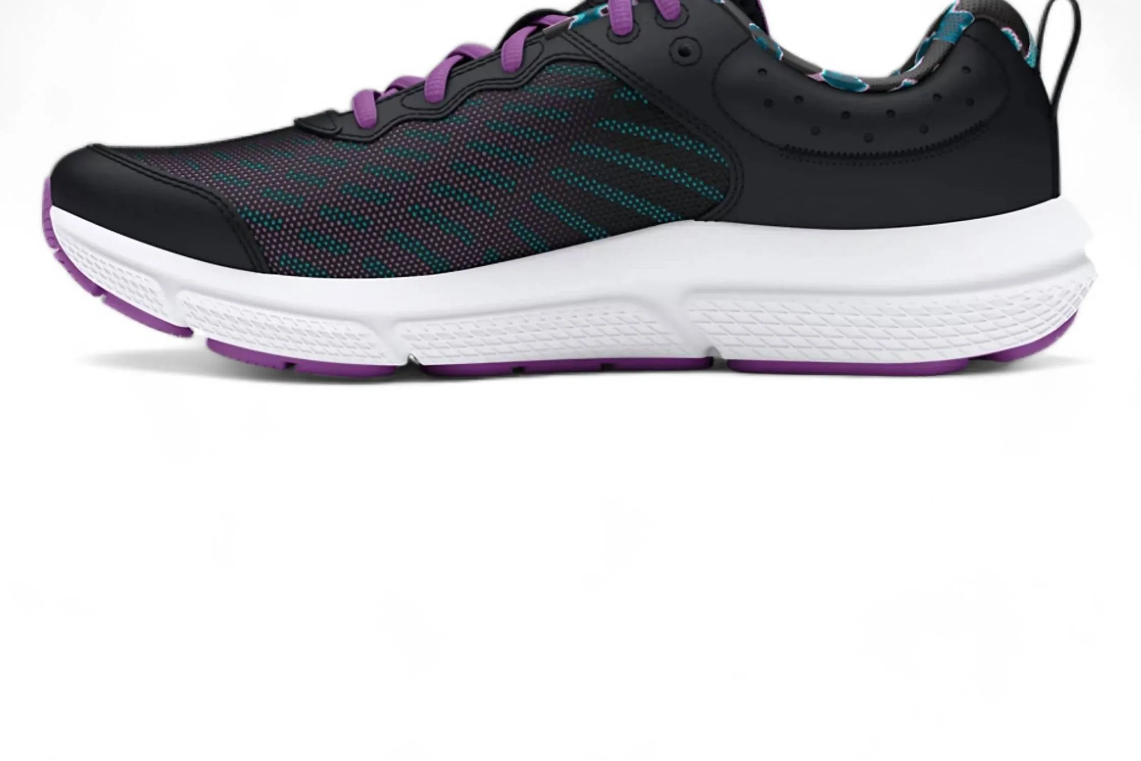 Girls' Grade School Assert 10 Print Sneakers In Black/provence Purple/radial Turquoise