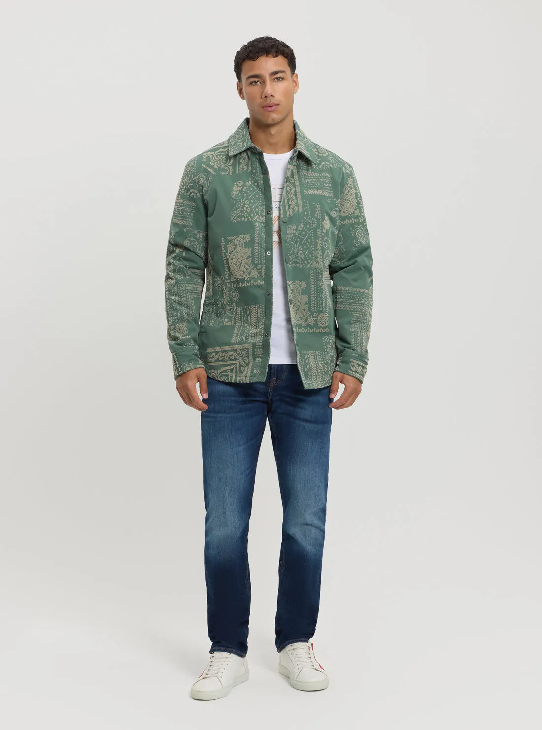 Green Bandana Shaket Guess
