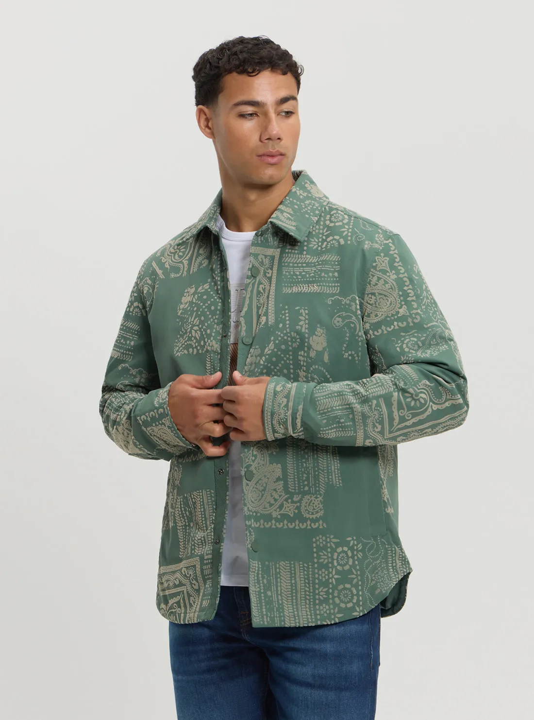 Green Bandana Shaket Guess