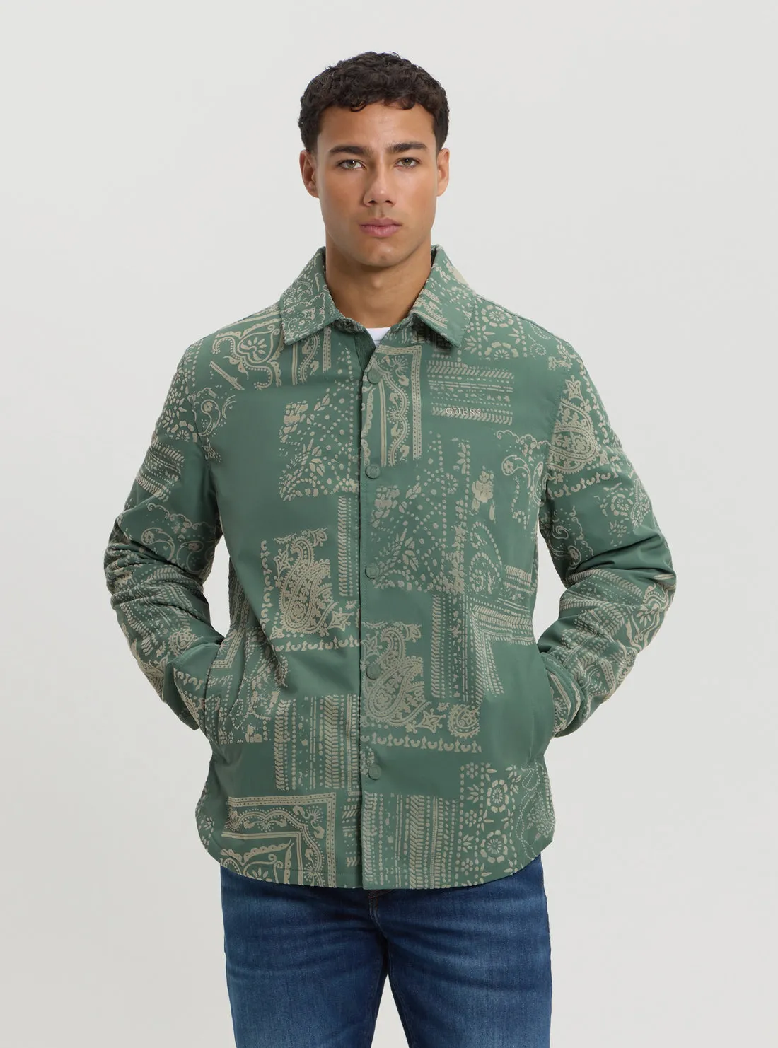 Green Bandana Shaket Guess