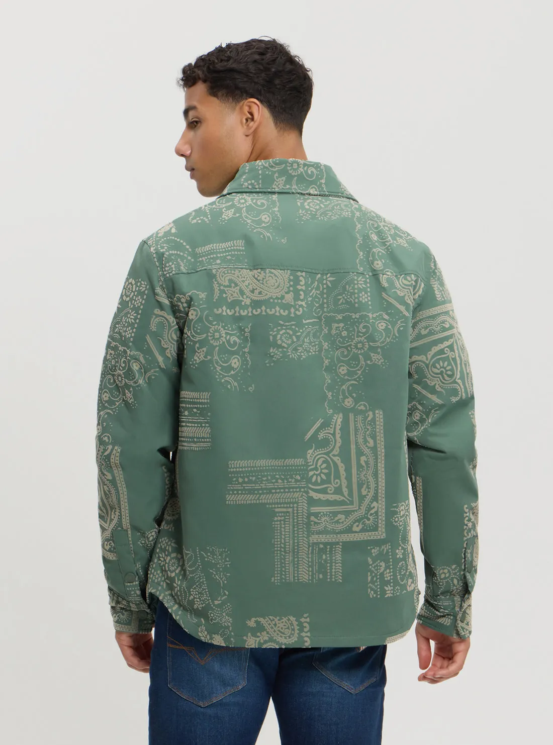 Green Bandana Shaket Guess
