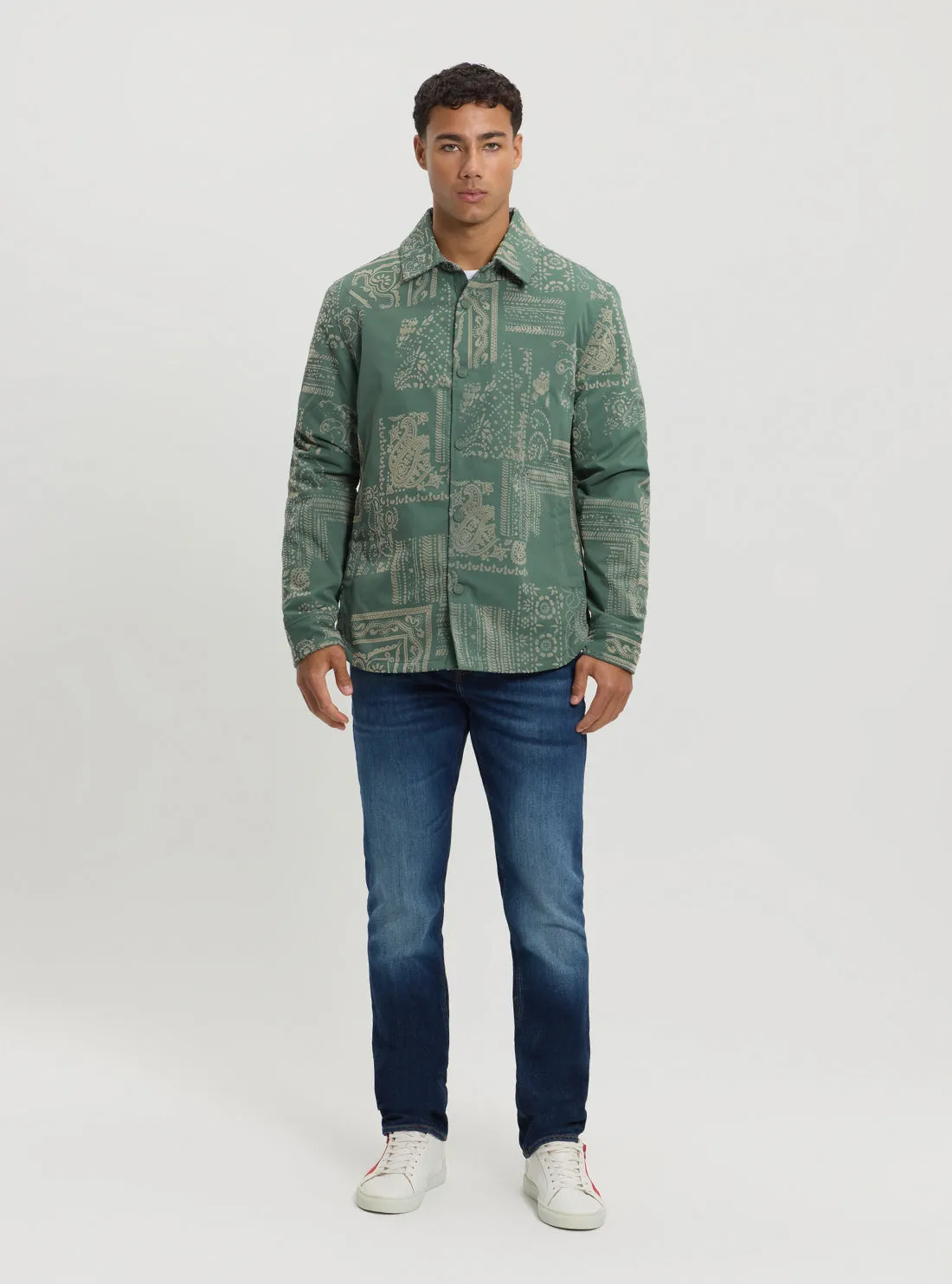 Green Bandana Shaket Guess