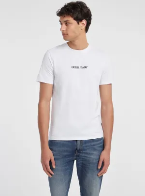 Guess Jeans White Slim Logo T-Shirt Guess