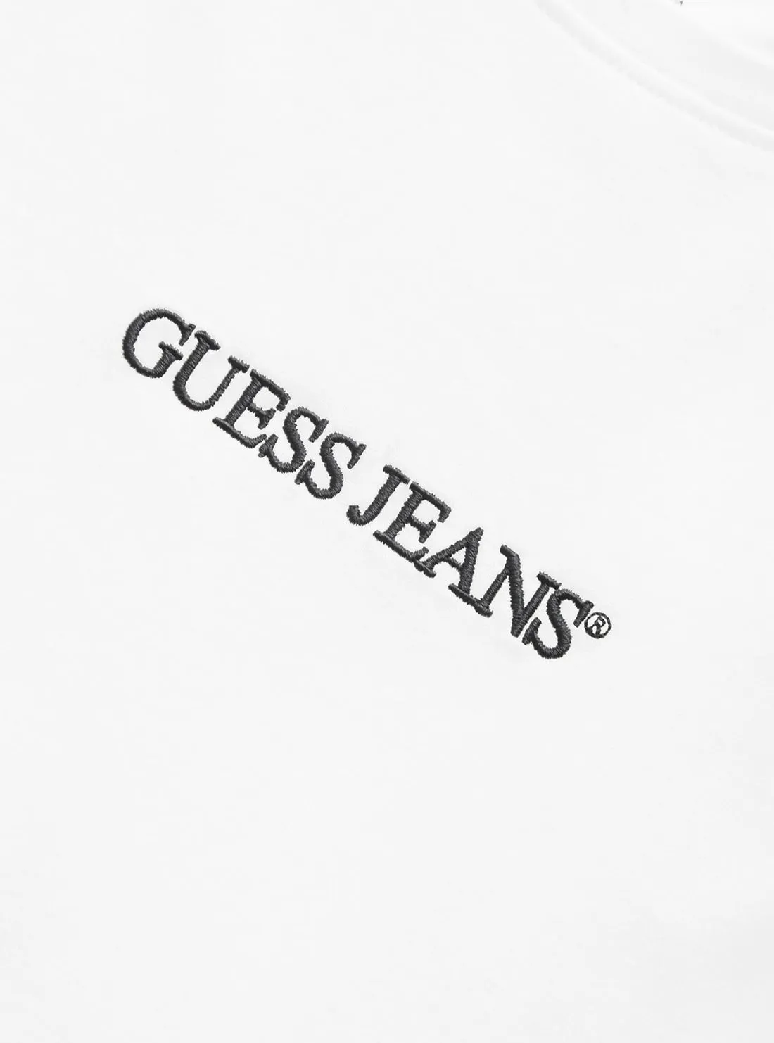 Guess Jeans White Slim Logo T-Shirt Guess