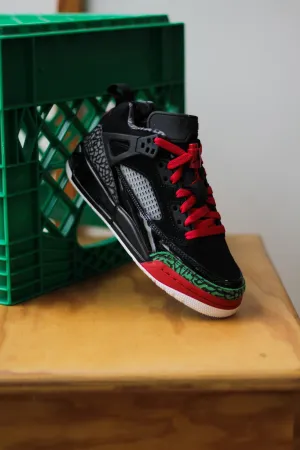 JORDAN SPIZIKE LOW (GS) "BLACK/VARSITY RED-CLASSIC GREEN-WHITE"