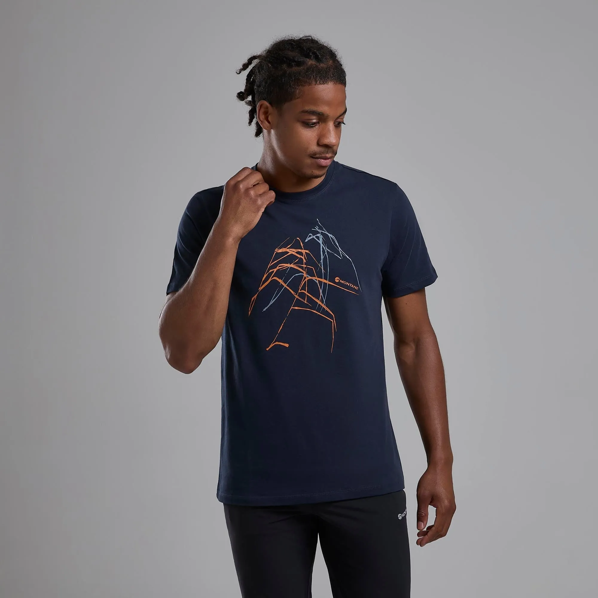Montane Men's Abstract Mountain T-Shirt Montane