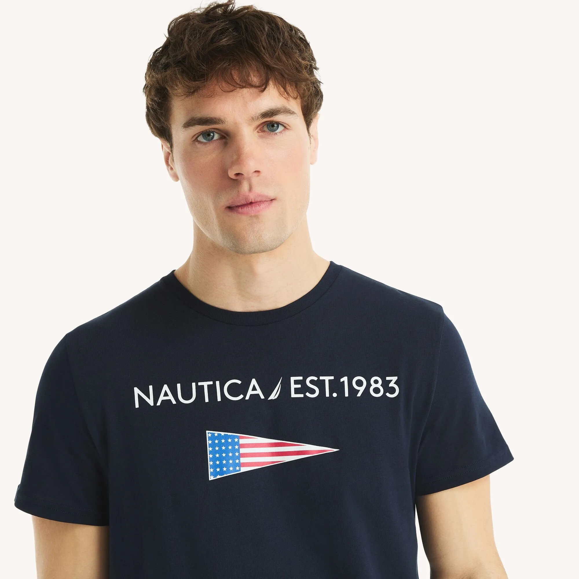 Nautica Mens 1983 Graphic T-Shirt