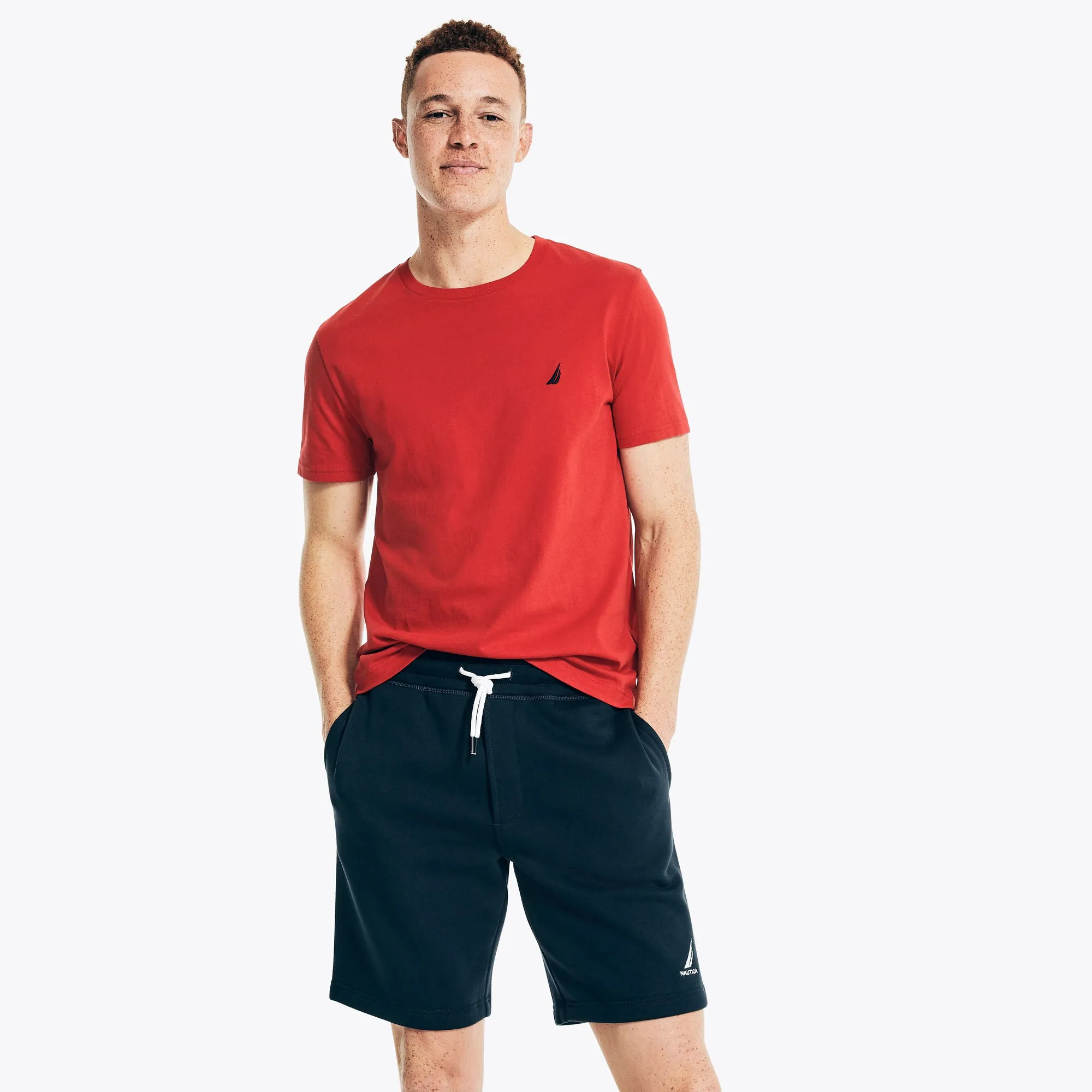 Nautica Mens 9 J-Class Fleece Short