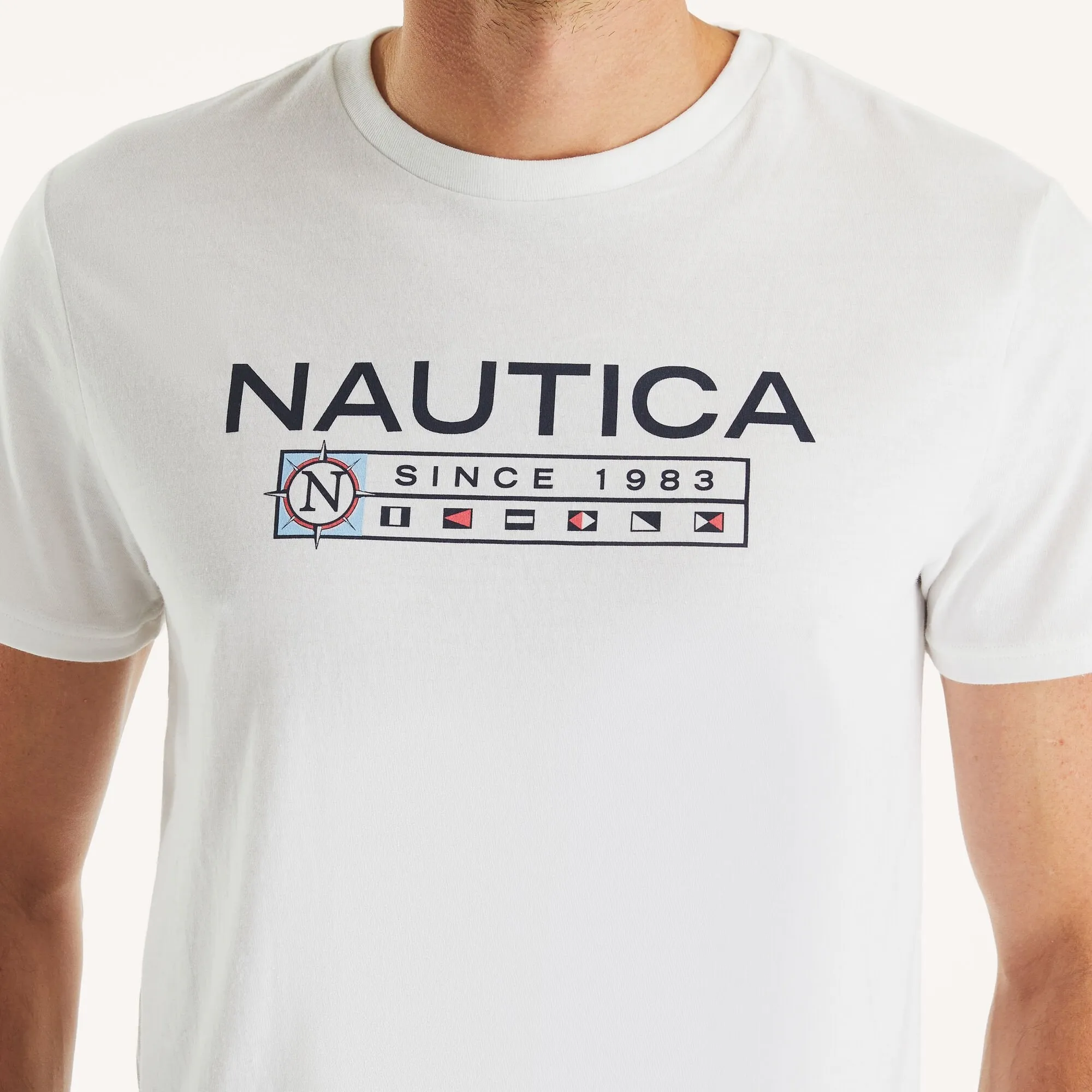 Nautica Mens Logo Graphic T-Shirt