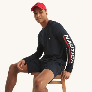Nautica Mens Sustainably Crafted Rash Guard