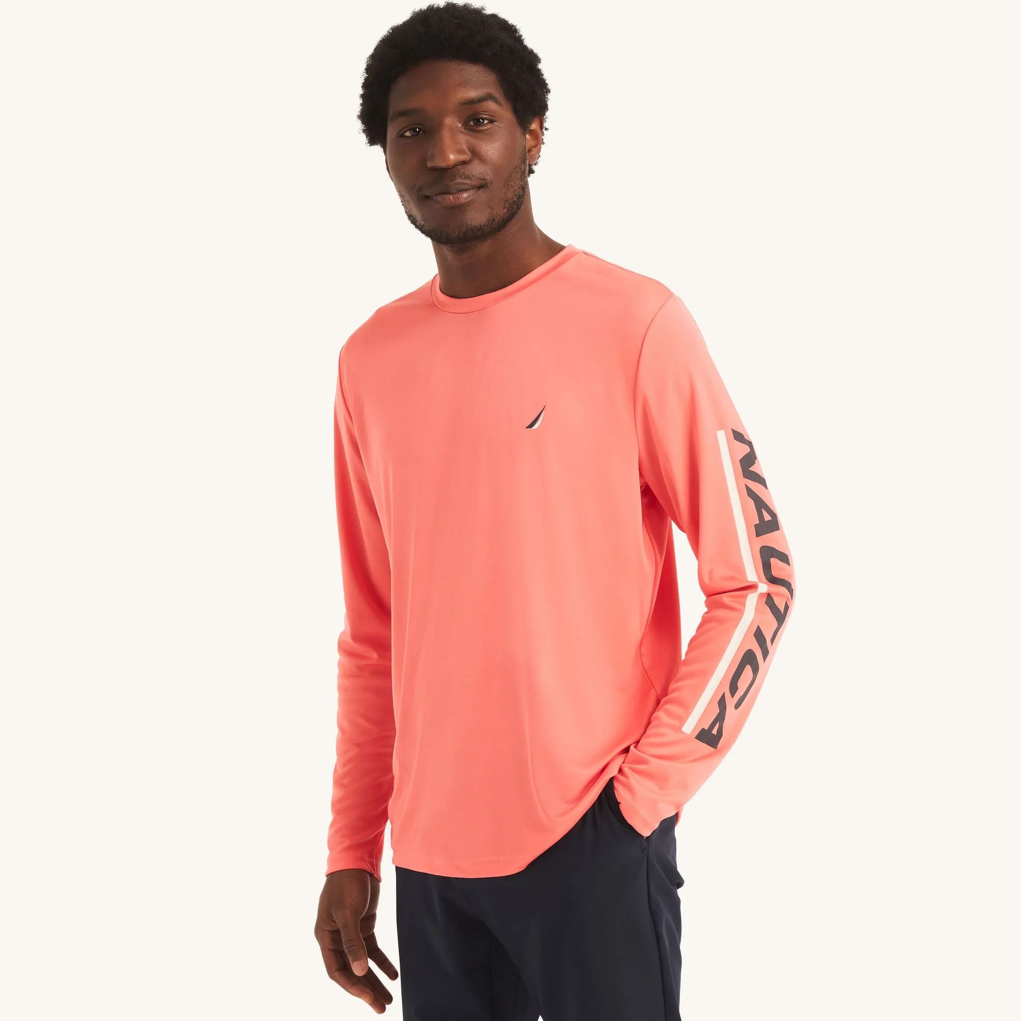 Nautica Mens Sustainably Crafted Rash Guard