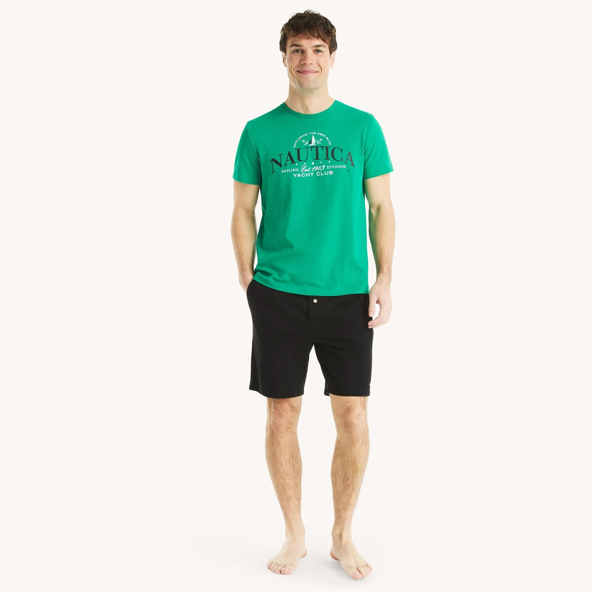 Nautica Mens Yacht Club Graphic T-Shirt