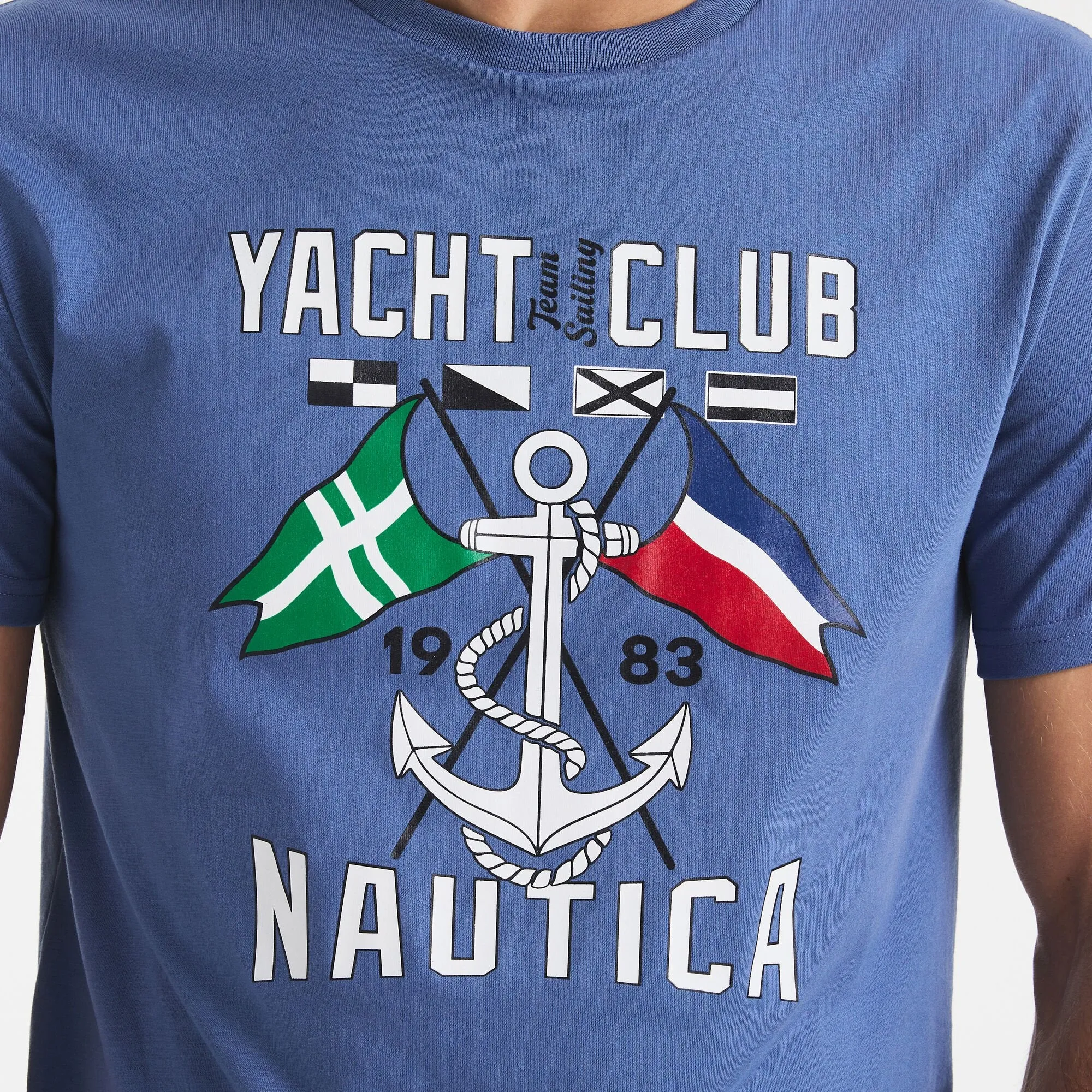 Nautica Mens Yacht Club Graphic T-Shirt