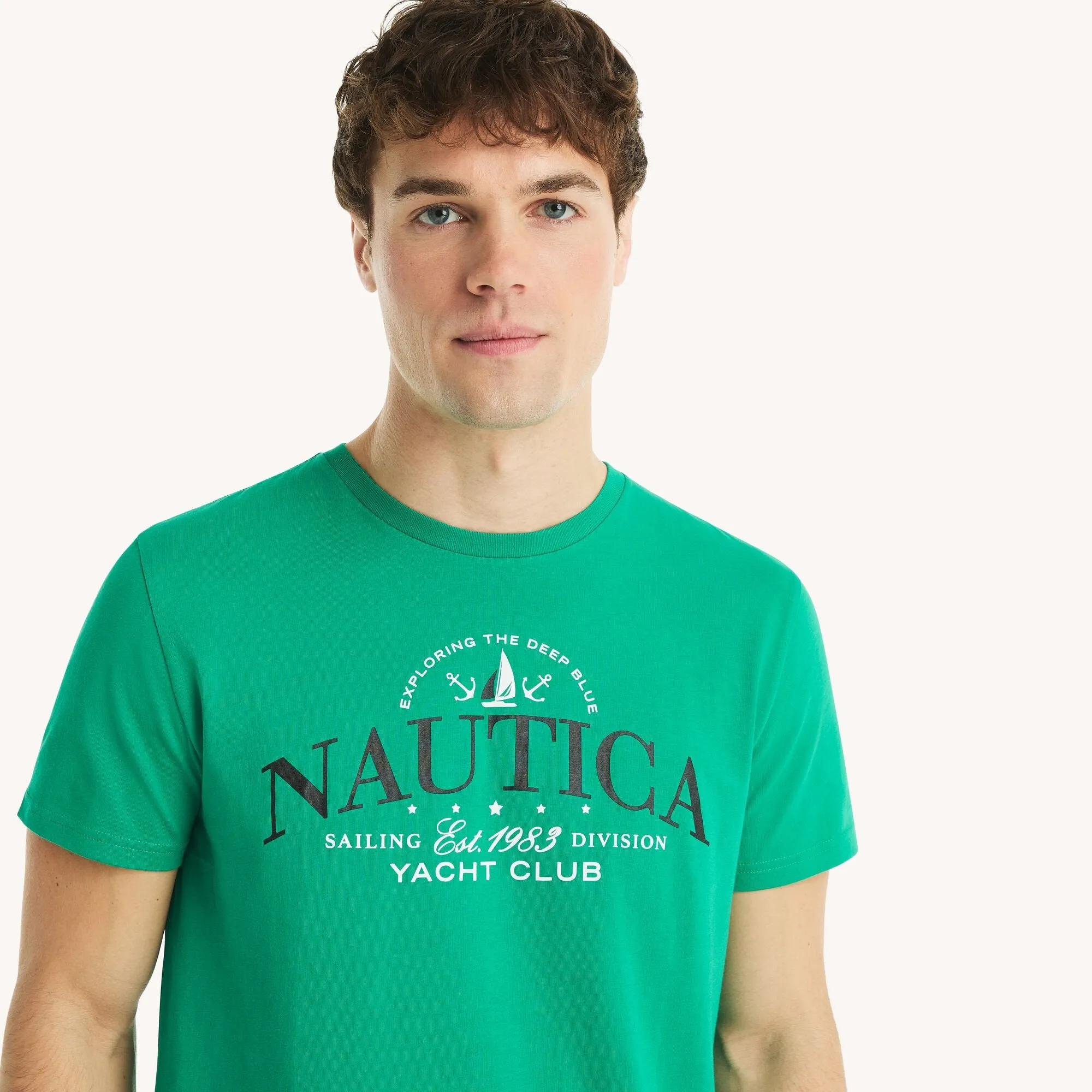 Nautica Mens Yacht Club Graphic T-Shirt