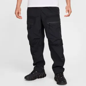NIKE TECH WOVEN CARGO PANTS "BLACK/BLACK"