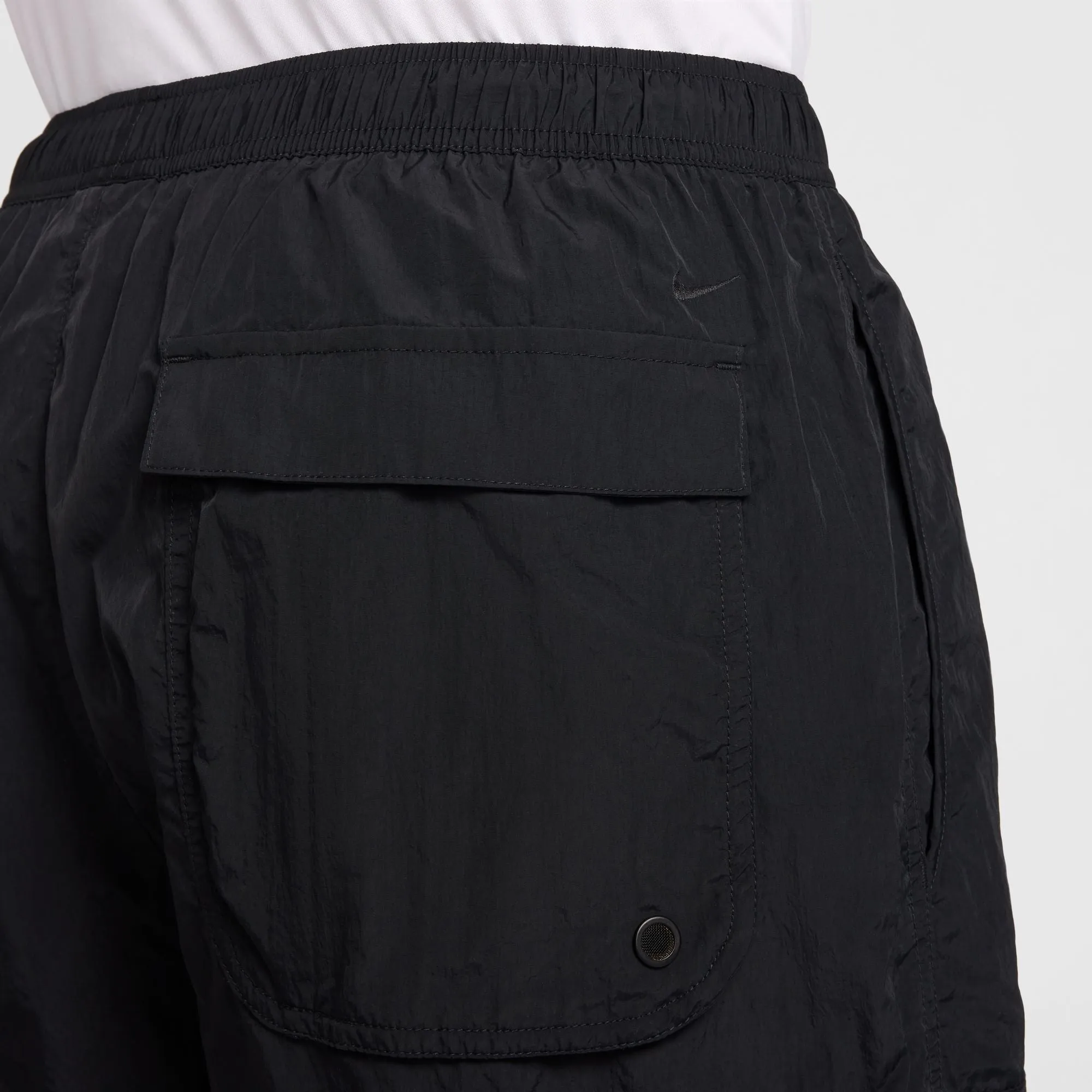 NIKE TECH WOVEN CARGO PANTS "BLACK/BLACK"