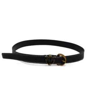 Pinko Black Leather Belt