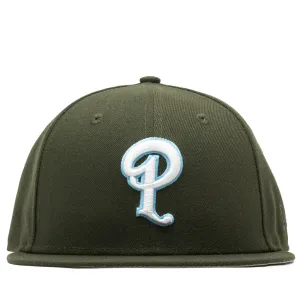 Politics x New Era 59Fifty Fitted Hat - Forest Green
