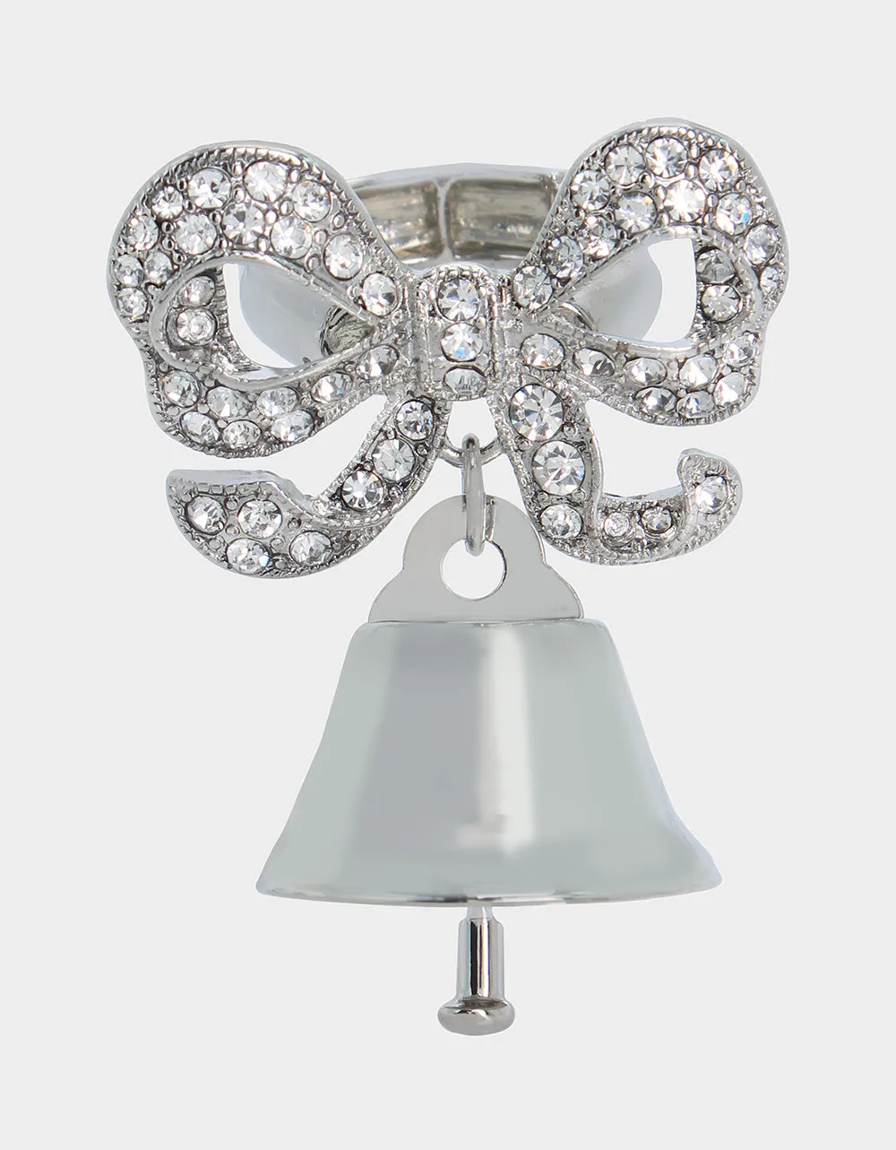 PRENUP BELL RING CRYSTAL Betsey Johnson