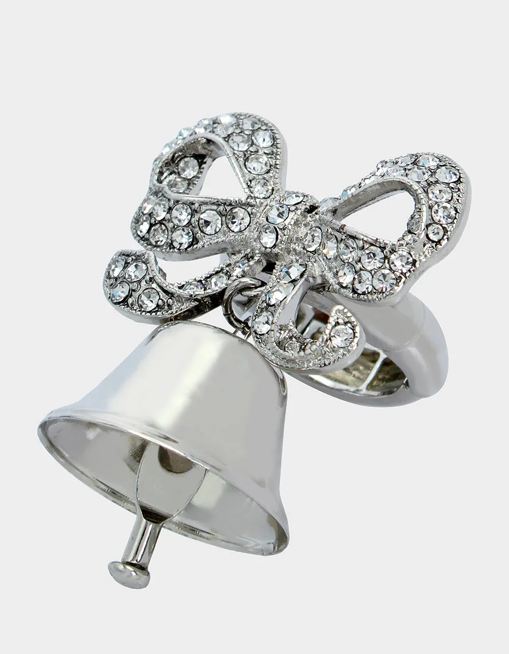 PRENUP BELL RING CRYSTAL Betsey Johnson