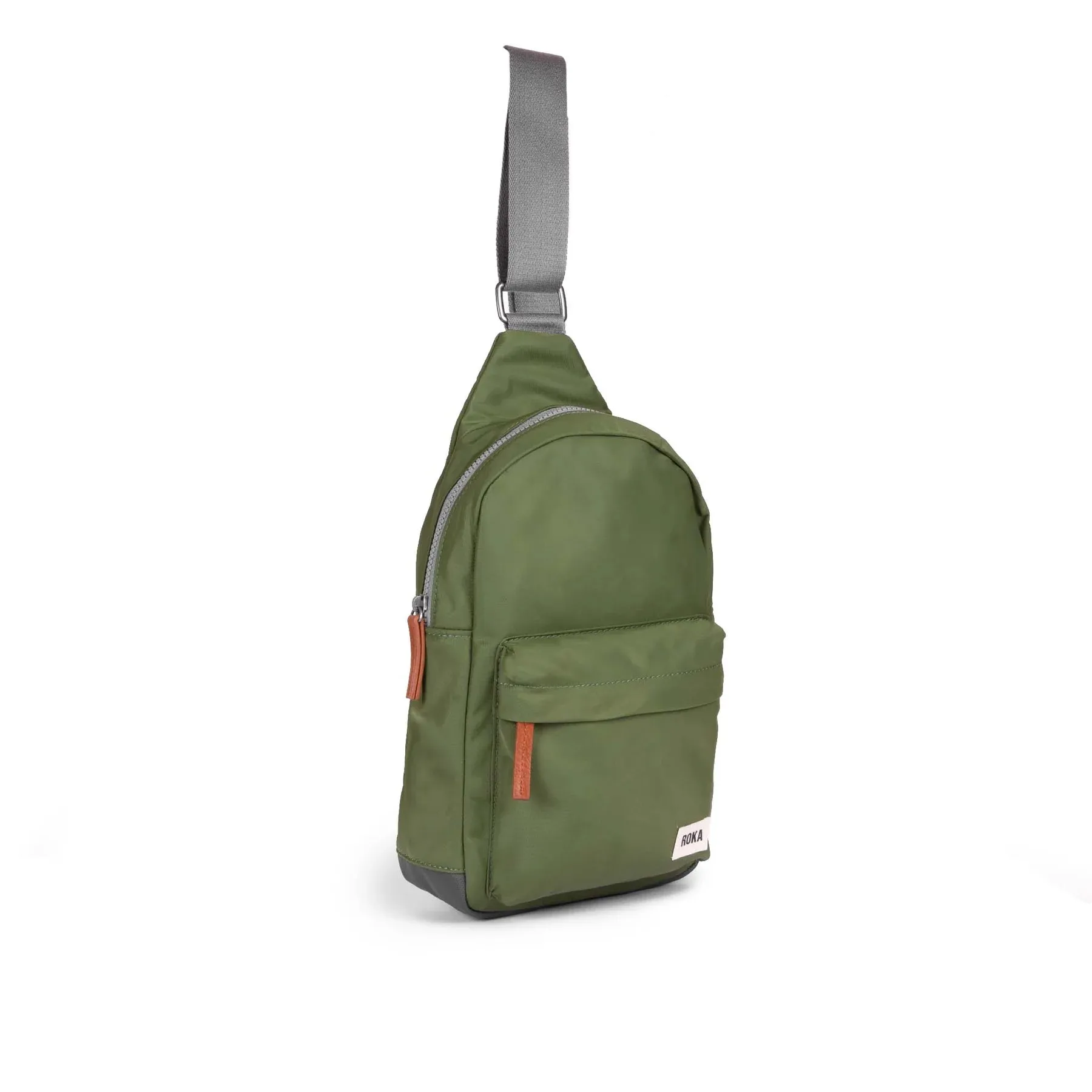 ROKA Willesden B Avocado Recycled Nylon Crossbody Bag