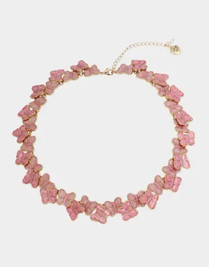 SWEETHEART SWOON BUTTERFLY COLLAR PINK Betsey Johnson