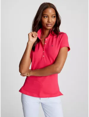 Tommy Hilfiger Slim Fit Stretch Cotton Polo - Women