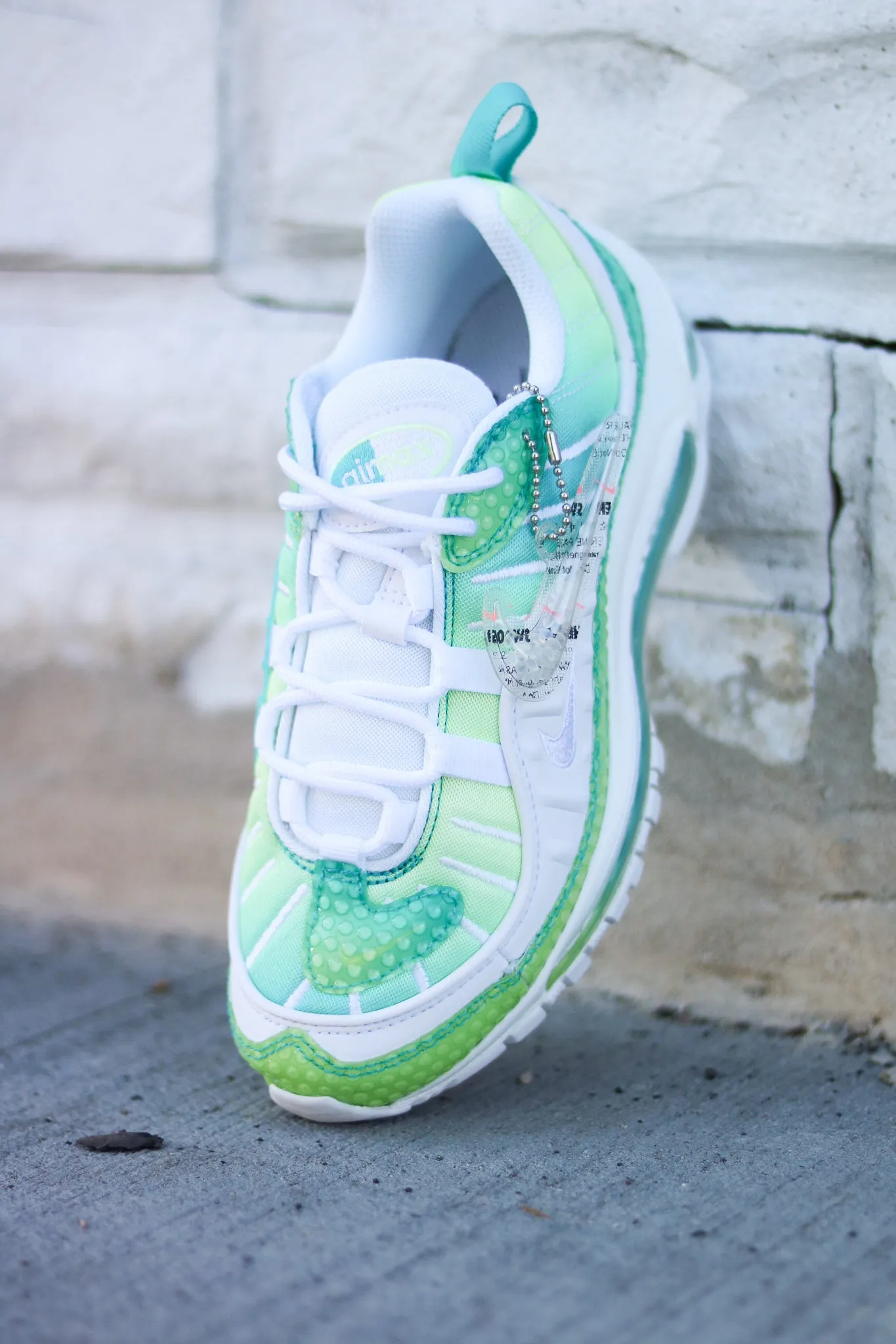 W AIR MAX 98 SE ORACLE AQUA