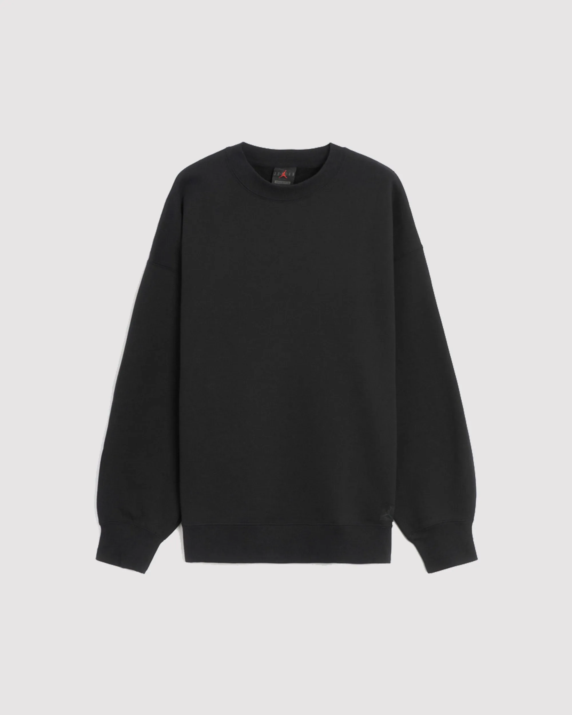 W FLIGHT FLEECE CREWNECK SWEATSHIRT "BLACK"
